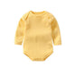100% cotton Baby Bodysuit With long Sleevs And Turtle Neck - Indigo-Temple