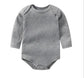 100% cotton Baby Bodysuit With long Sleevs And Turtle Neck - Indigo-Temple