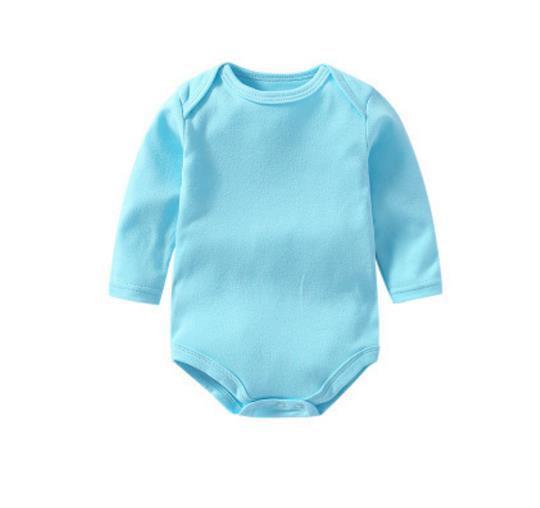 100% cotton Baby Bodysuit With long Sleevs And Turtle Neck - Indigo-Temple