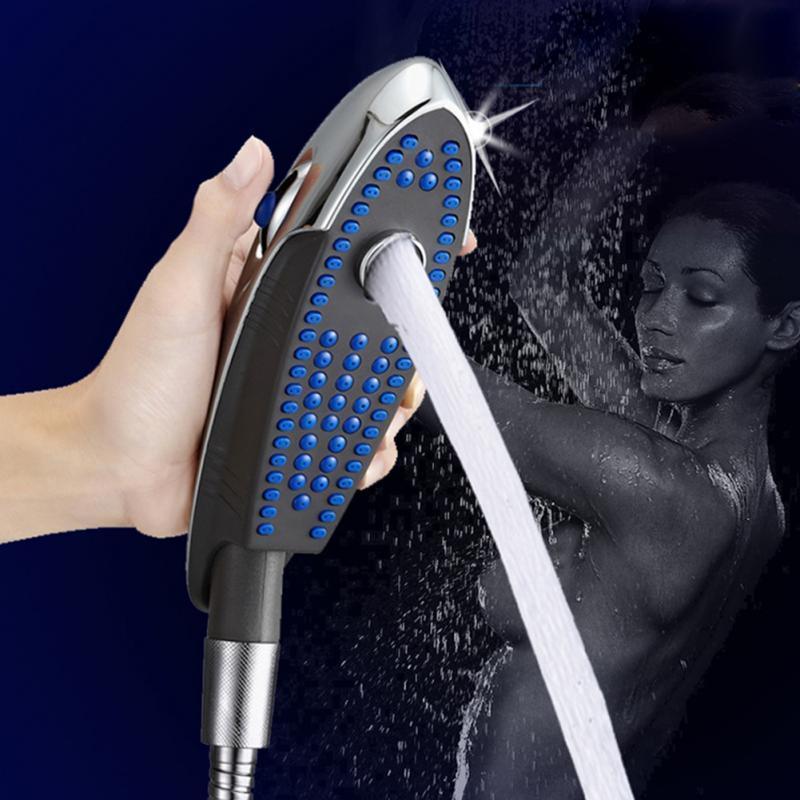 Triple-Flow Handheld Control Showerhead - Indigo-Temple