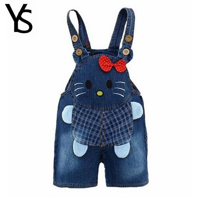 Baby Jeans Overall With Cute Animal Face - Indigo-Temple