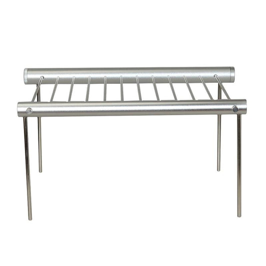 Stainless-Steel Portable Folding BBQ Grill - Indigo-Temple