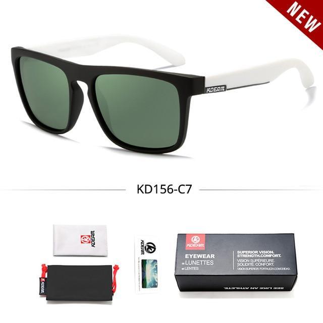 KDEAM™ Rainbow Collection Unisex Polarized  Sunglasses - Indigo-Temple