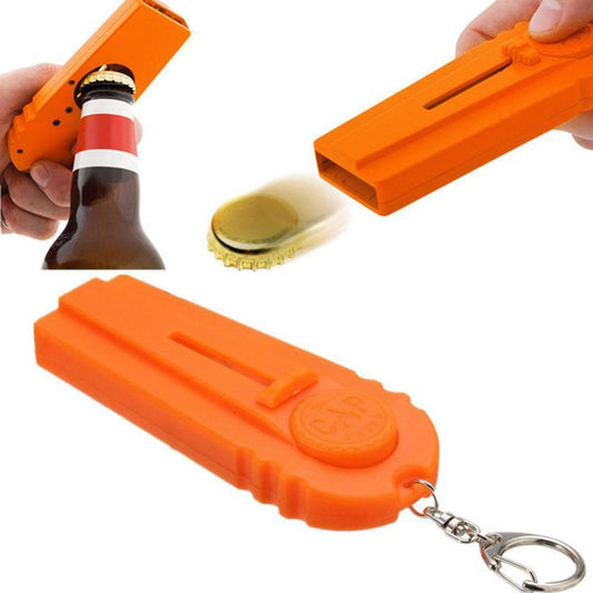Cap Launcher Bottle Opener - Indigo-Temple