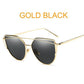 Retro Cat-Eye Women's Sunglasses - Indigo-Temple