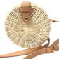 Tropical Hand-Woven Straw Purses - Indigo-Temple