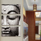 3-Panel Canvas Buddha Wall Art - Indigo-Temple