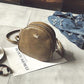 GoldCrown™ Zip-Up Compact Leather Purse - Indigo-Temple