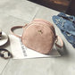 GoldCrown™ Zip-Up Compact Leather Purse - Indigo-Temple