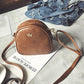GoldCrown™ Zip-Up Compact Leather Purse - Indigo-Temple