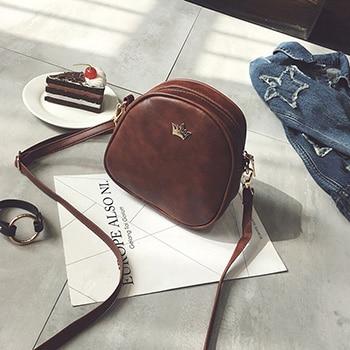 GoldCrown™ Zip-Up Compact Leather Purse - Indigo-Temple