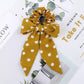 AWAYTR™ Stylish Elastic Hair-Bow Scrunchy - Indigo-Temple