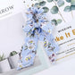 AWAYTR™ Stylish Elastic Hair-Bow Scrunchy - Indigo-Temple