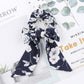 AWAYTR™ Stylish Elastic Hair-Bow Scrunchy - Indigo-Temple