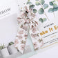 AWAYTR™ Stylish Elastic Hair-Bow Scrunchy - Indigo-Temple