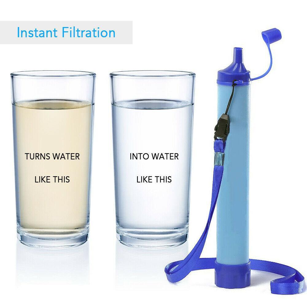 AquaStraw - Personal Water Purification Straw - Indigo-Temple