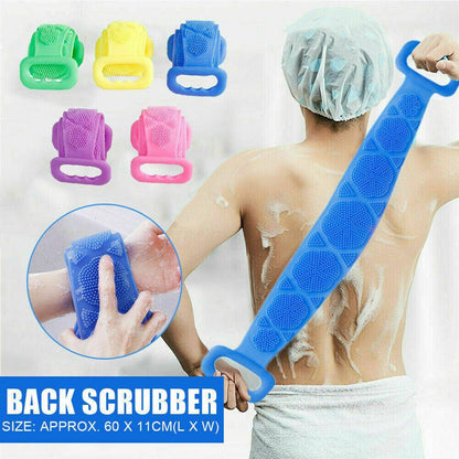 SilkyBack™ Double Sided Silicone Skin Scrubber