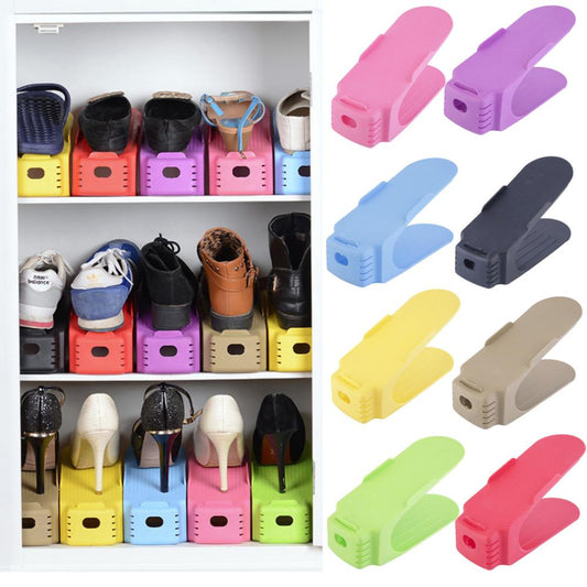 Twin-Stand™ Shoe Racks (2 pcs) - Indigo-Temple