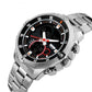 Full Steel Military  Quartz Watch - Indigo-Temple