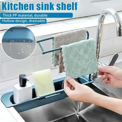 Telescopic Kitchen Sink Storage Rack