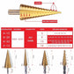 Titanium Metric Step Cone Drill Bit Set