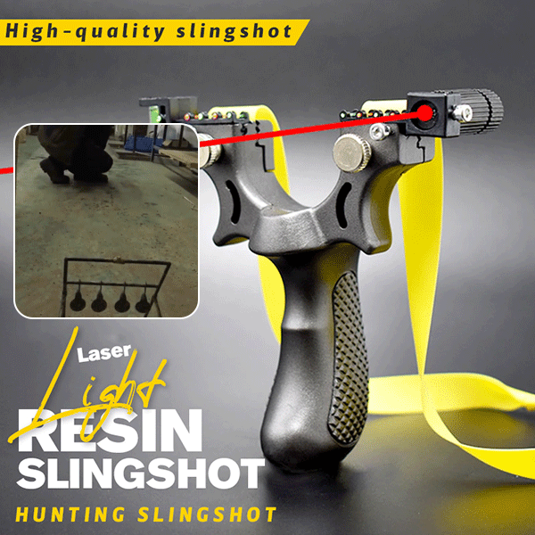 Laser Guided Ultimate Precision Slingshot