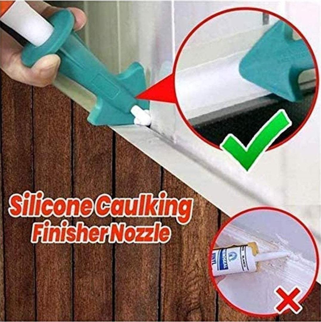 Caulk Nozzle & Scraper Tool Set