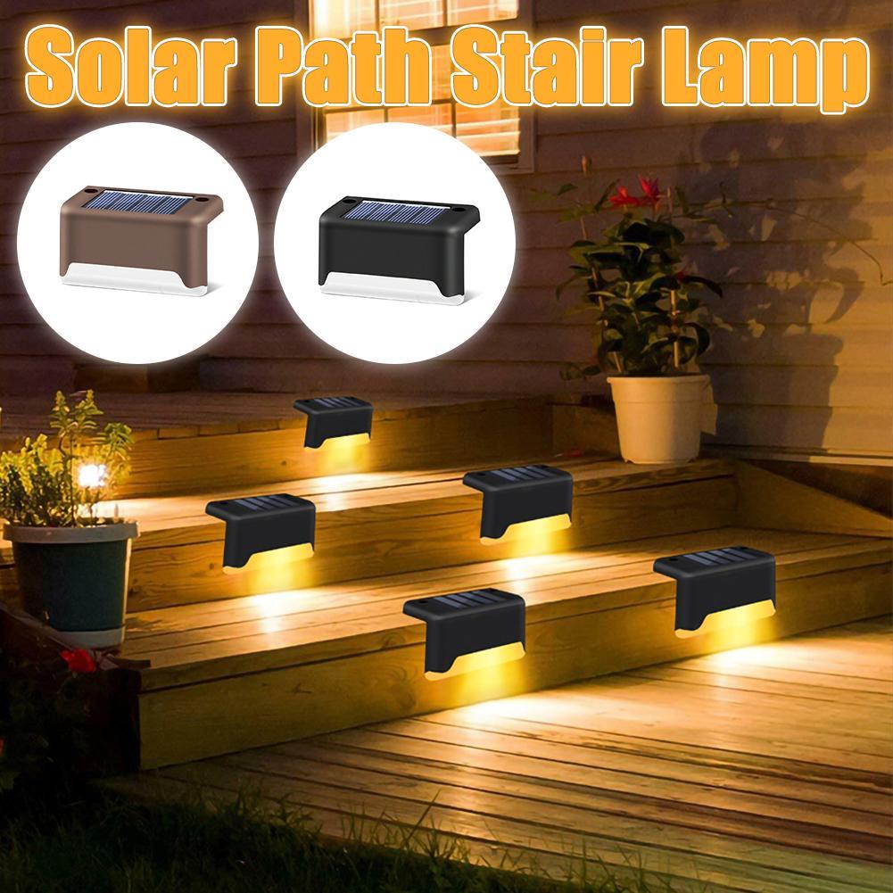 GardenGuard™ Waterproof Pathway & Stairs Solar LED Lights ( 4pcs)