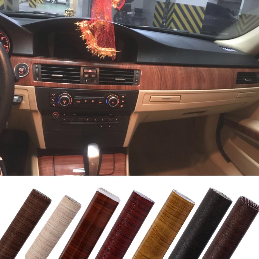 Self Adhesive Car Interior Wood Grain PVC Sticker