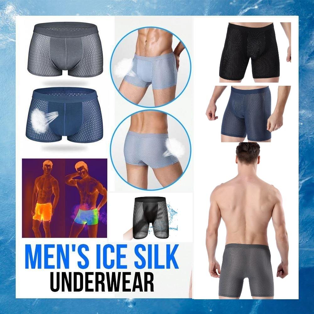 Men's Breathable Ice Silk Briefs
