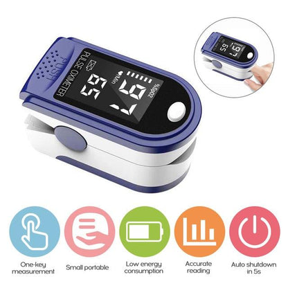 Oximeter Finger Clip For Pulse Monitoring & Oxygen Saturation Readings