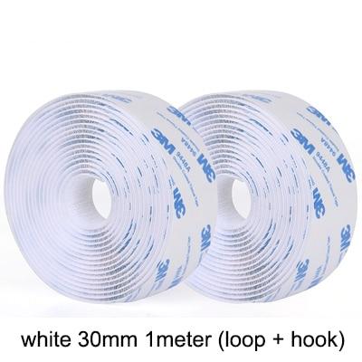 Strong Self Adhesive Velcro Tape (Hook + Loop)