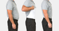 Men's Body Slimming Under-Vest - Indigo-Temple