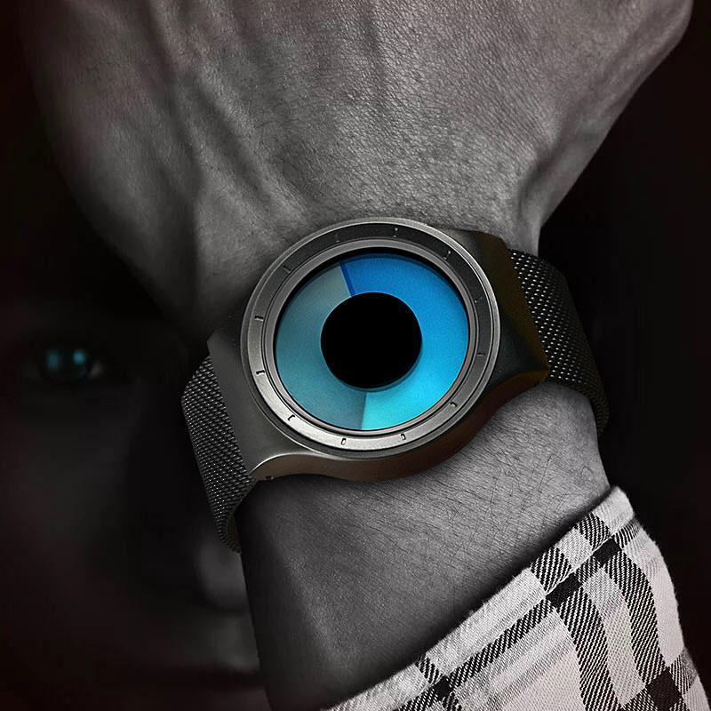 OceanTime™ Unisex UltraModern Stainless Steel Mesh Quartz Watch