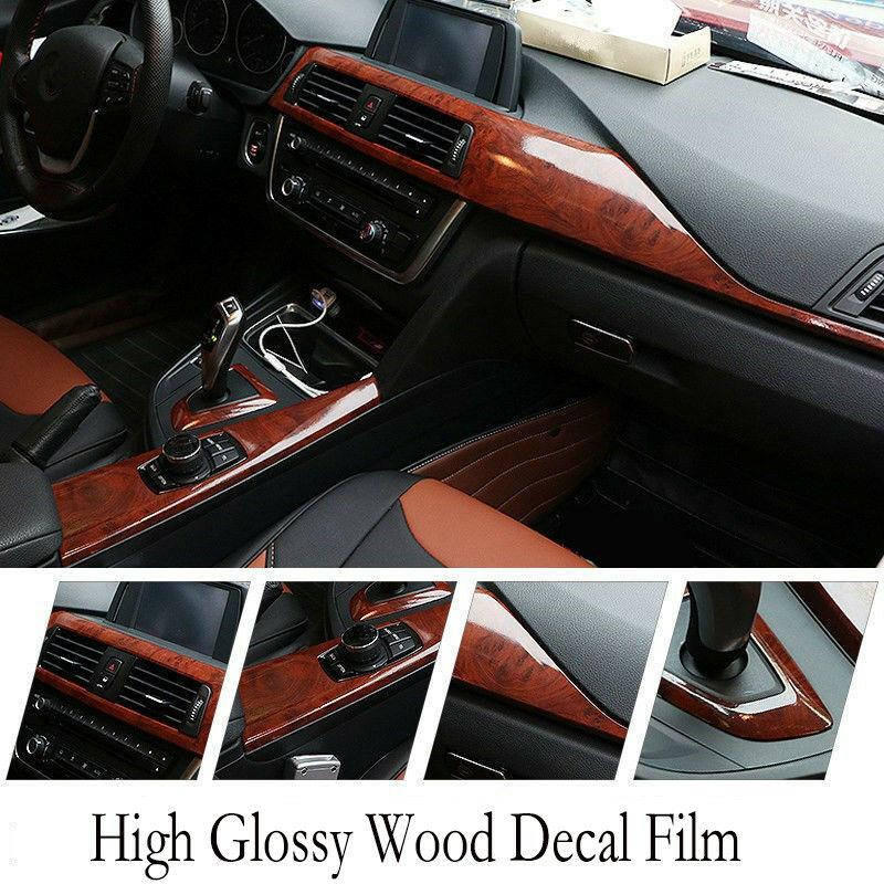 Self Adhesive Car Interior Wood Grain PVC Sticker