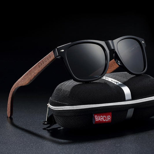 BARCUR™ Black Walnut Wood Polarized Sunglasses